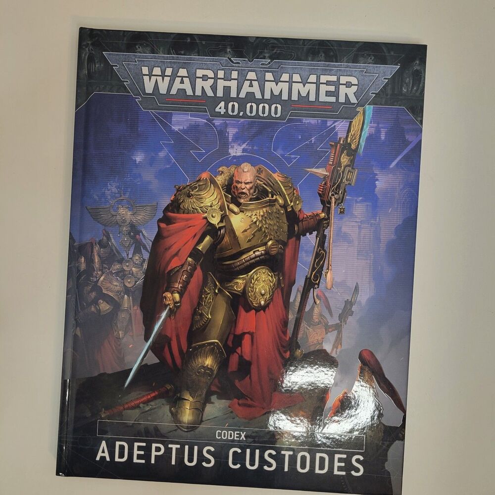 Warhammer 40,000 Codex Adeptus Custodes Hardcover New